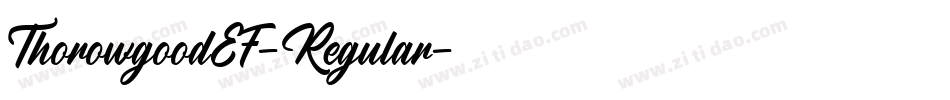 ThorowgoodEF-Regular字体转换