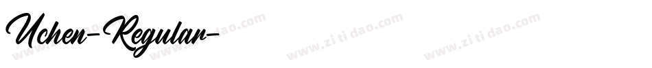 Uchen-Regular字体转换 Uchen-Regular字体转换