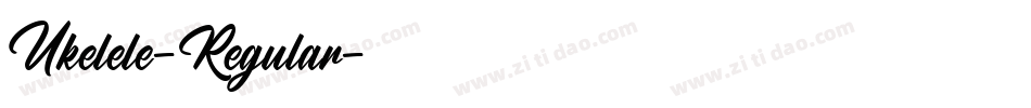 Ukelele-Regular字体转换