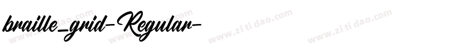 braille_grid-Regular字体转换