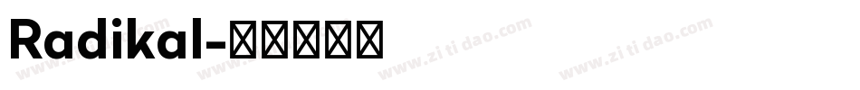 Radikal字体转换