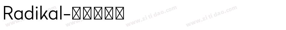 Radikal字体转换