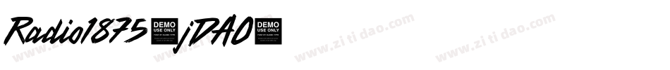 Radio1875-jDAO字体转换