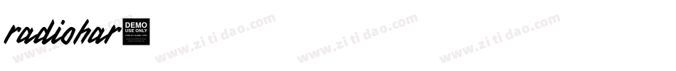 radiohar字体转换