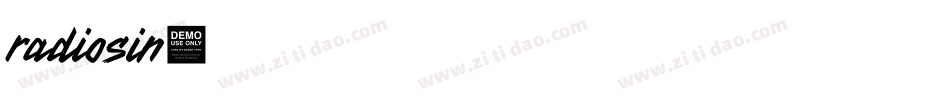 radiosin字体转换