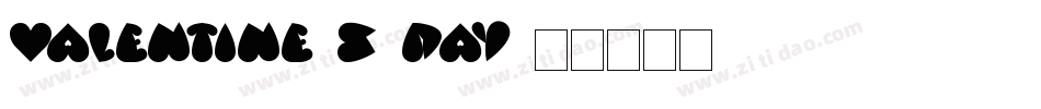 Valentine-s-day字体转换