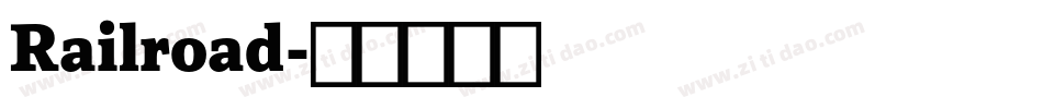 Railroad字体转换