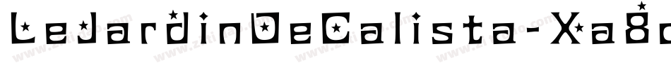 LeJardinDeCalista-Xa8o字体转换