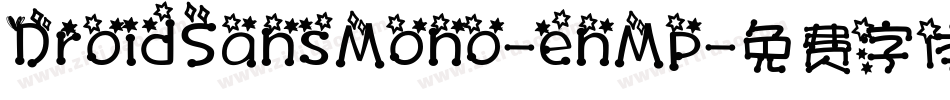 DroidSansMono-enMp字体转换