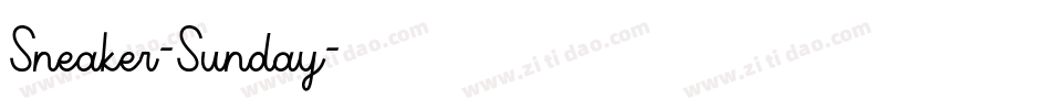 Sneaker-Sunday字体转换