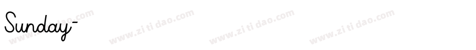 Sunday字体转换