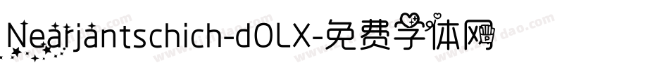 Nearjantschich-dOLX字体转换