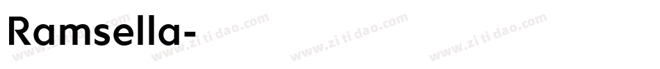 Ramsella字体转换