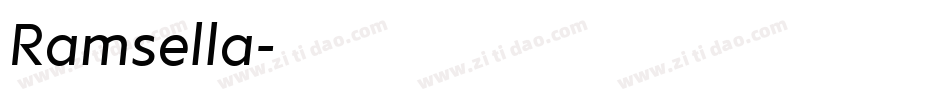 Ramsella字体转换