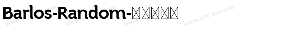 Barlos-Random字体转换