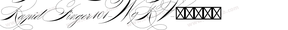 RapidFinger101-W9RV字体转换