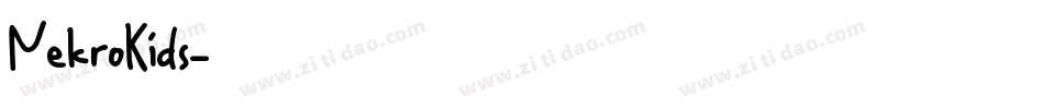 NekroKids字体转换