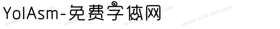 YolAsm字体转换