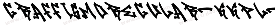 GraffismoRegular-KKpl字体转换