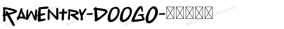 RawEntry-DOOG0字体转换