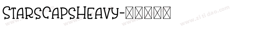 StarsCapsHeavy字体转换