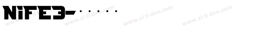 NIFE3字体转换