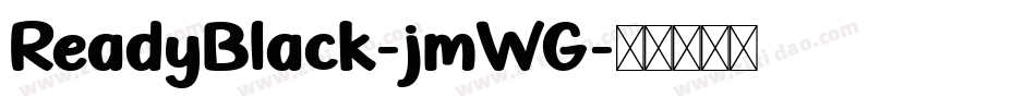 ReadyBlack-jmWG字体转换