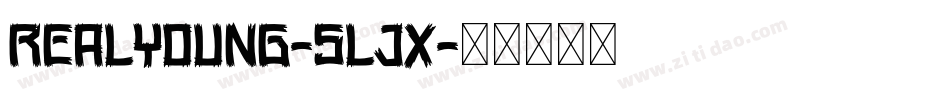 RealYoung-5Ljx字体转换