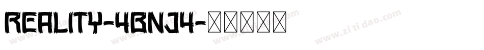 Reality-4Bnj4字体转换