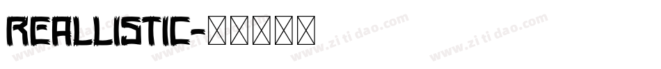 ReallistiC字体转换