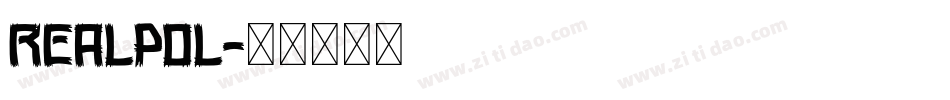 realpol字体转换