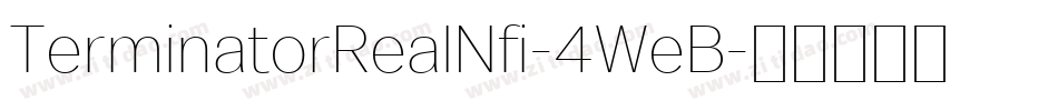 TerminatorRealNfi-4WeB字体转换