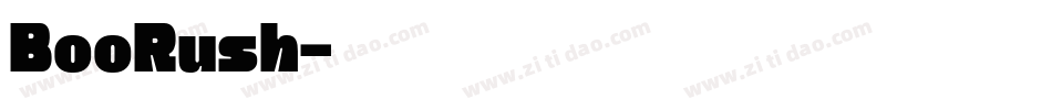 BooRush字体转换