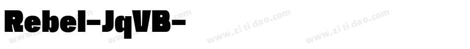 Rebel-JqVB字体转换