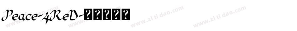 Peace-4ReD字体转换
