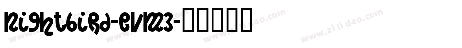 Nightbird-eVm3字体转换