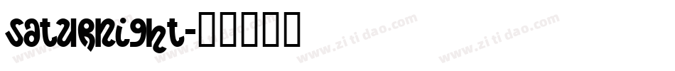 Saturnight字体转换