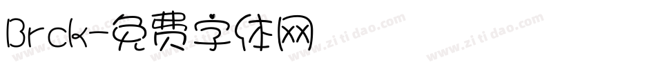 Brck字体转换