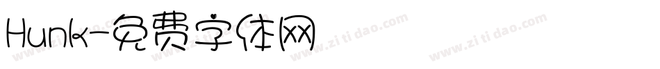 Hunk字体转换