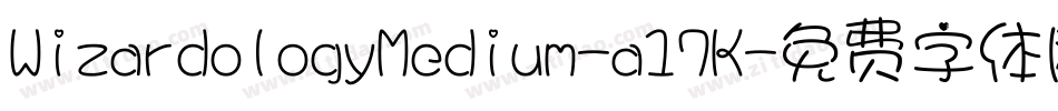 WizardologyMedium-a17K字体转换