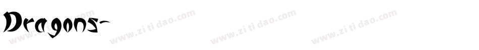 Dragons字体转换