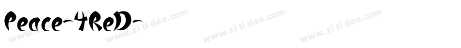 Peace-4ReD字体转换