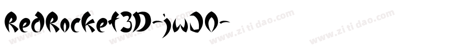 RedRocket3D-jwJ0字体转换