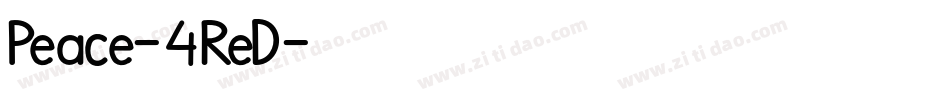 Peace-4ReD字体转换