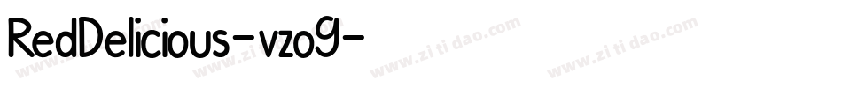 RedDelicious-vzo9字体转换