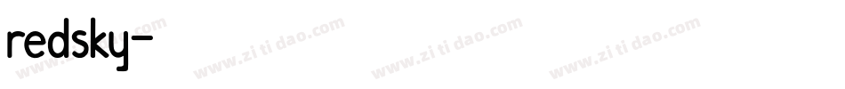 redsky字体转换