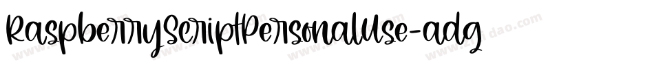 RaspberryScriptPersonalUse-adgo字体转换