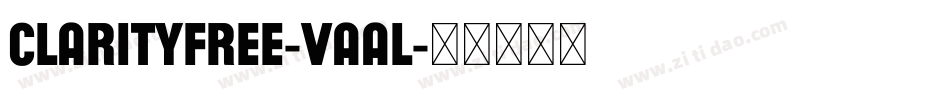ClarityFree-VAal字体转换