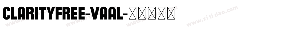 ClarityFree-VAal字体转换