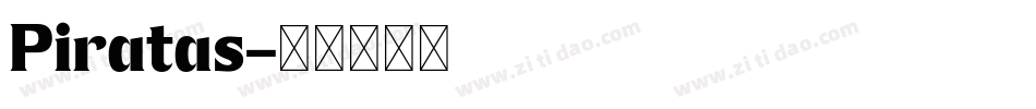 Piratas字体转换